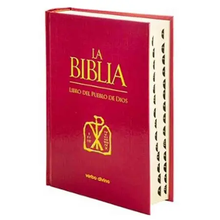 La Biblia: Libro del Pueblo de Dios [Pasta Dura con Uñero Dos Tintas]